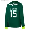 Palmeiras dudu Rony Mens Soccer Jerseys長袖ブレノロペス