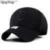 قبعات الكرة السوداء مناسبة بالكامل مغلقة البيسبول قبعة الرجال المطرزة Snap Cap Cap Women's Gorilla Bone Men Cap Z230811