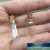 Frascos inteiros de mini garrafas de vidro de 1 ml com cortiça vazias minúsculos frascos de vidro transparentes 13 24 6 mm 100 peças lote Shi2475