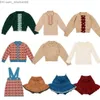 Conjuntos de roupas infantis suéteres inverno misha puff meninos meninas malha alta qualidade impressão cardigã crianças bebê algodão malhas outwear roupas Y200325201n Z230721