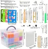 Craft Tools Needle Felting Kit 109PCS Set Wool Roving 36 Colors with Felt Tools and Storage Box Needle Felting Starter Kit for DIY Craft 230721