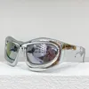 Óculos de Sol Azuis Óculos de Sol Volcanite Óculos de Sol Femininos de Designer OER1075 Armação de Fibra de Acetato Lente Azul Logo em Relevo Óculos Masculinos Festa Viagem Bounce