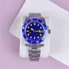 ZDR Luxury Watch Ceramic Bezel Sub Montre Homme 41mm Fashion Orgelli da polso 126710BLNR GMT Populari orologi a design rosso blu maturo Donne DH02 C23