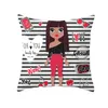 Pillow Case Kiss Lips Lipstick High Heel Girl Home Pillowcase Valentine Day Engagement Anniversary Decorative Er Drop Delivery Garde Dh6Zp