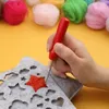 Craft Tools Fenrry 16 Colors Set Felting Wool Fibre Felt Fabric Felt Craft Toys Felting Wool Handmade DIY Felting Craft Materials Package 230721