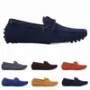 Running Shoes men black white grey navy blue suede mens fashion trainer sneakers outdoor jogging walking 40-45ZNPv#