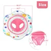 Sand Play Water Fun Baby Swimming Ring Float Flotable Baby Swim Ring med Seat For Spädbarn Småbarn 6-36 Månaders Pool Floatation Devices Water Sport 230720