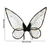 Novità Giochi White Fairy Wings Dress Up Sparkling Sheer Gift For Girls Butterfly Accessori Halloween Cosplay 230721