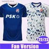 Fani Tops TEE 22 23 DINAMO ZAGREB Męskie koszulki piłkarskie Ademi Gojak Ristovski Petkovic Tolic Peric Orsic Home Blue Away Yellow Football koszule T230720