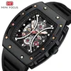 Wristwatches 2023 Cone Fashion Quartz Watches Boxed Men Luxury Business Design Sports Silicone Waterproof Watch