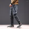 Мужские брюки 2023 Joggers Jean Men Мотоциклевые джинсы уличная одежда для дороги.