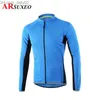 Chandails pour hommes Arsuxeo Vélo Jersey Printemps Été Moto Cross-country Vélo À Manches Longues Vtt Vêtements Chemise Sportswear En Plein Air Vélo Jersey Z230721