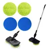 Cleaning Cloths AD-Replacement Pad For Cordless Electric Rotary Mop Sweeper Wireless Electric Rotary Mop Replacement Scrubber Pad 230720