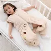 Sleeping Bags Cotton Thicken Sleeping Bag Baby Carriage Sack For born Cartoon Pattern Children Bedding Split Leg Warm Winter Clothes 220222 Z230724