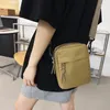 أكياس مسائية قماش القماش للسيدات Crossbody Trend 2023 Oxford الكتف حقيبة اليد الكورية ألوان صلبة طالب هاتف بسيط المتسوق