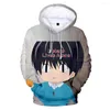 Men's Hoodies Kotaro Lives Alone Anime Women Men 3D Prints Hooded Sweatshirt Fashion Streetwear Pullover Tracksuit