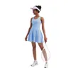 Basic Casual Jurken CUGOAO Vrouwen Sport Tennis Jurk Zachte Hoge Elasticiteit Golf Jurk Sneldrogende Fitness Shorts 2 stks Set Vrouwelijke Badminton Sportkleding 230720