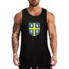 Regata masculina Durham County Cricket Club Top colete masculino sem mangas camisas de academia musculação para roupas estilo luxo