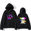 Hot style Hommes Hoodies Hip Hop Marsmello Anime Cartoon Manga Sweat Imprimé Graphique Vêtements Pour Harajuku Casual Pocket Streetwear