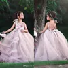 Little Baby Flower Girls Dresses Jewel Neck Open Back A Line Tulle Long Kids Formal Wear With Lace Appliques Birthday Gowns BC2277255d