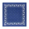 Sciarpe Bandana di cotone Fazzoletto Hip Hop Fascia per capelli blu Sciarpa al collo Copricapo sportivo Copripolsi Fazzoletto con stampa quadrata