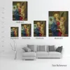 Religieuze kunst Sandro Botticelli schilderij van de Maagd en het kind met een granaatappel handgeschilderde klassieke kunstwerken Home decor