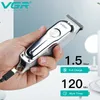 Hårtrimmer VGR Hårklippmaskin Electric Hair Clipper Professional Haircut Machine Mini Barber Rechargeble Hair Trimmer For Men V-071 230720