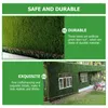 Decorative Flowers Indoor Outdoor Area Rug Hedgerow Wall Decorations Artificial Turf Grass Plastic Green Plants