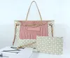 Модель дизайнер сумки 2pcs set Women Bags Sudbag Печа плеча Naverfull Louisitys сумочка viutonity choundity composite Lady Clutch Muct Sate Sate Suck Summ