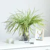 Fleurs décoratives plantes d'herbe artificielle Faux buissons arbustes verdure de blé pour la maison en plastique extérieur résistant aux UV Faux