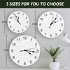 Wall Clocks Beach Waves Coconut Trees Clock Home Decor Bedroom Silent Oclock Watch Digital For Kids Rooms