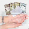 Мыло мыловая листья рука ванна чистая ароматические листы на кусочках одноразовая коробка на открытом воздухе портативная мини -капля доставка дома в ванной комнате dhkth