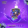 Authentique MRVI COMING 10000 Bouffées Jetable E Cigarette SKE Crystal Bar Vape Avec E-Liquid Power Indicateur Led Rechargeable 650mAh Batterie 19ml Pod Vaporisateur Stylo