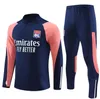 23 24 Lyon tracksuit soccer set Survetement 2023 2024 Lyonnais L.PAQUETA OL AOUAR Football training suit Jogging sets