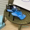 Designer -Summer name slipper sandal women white Black print Slides Sandals open toe and pointed dress party heels size 35-42