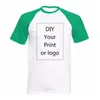 Herr t-shirts sommar raglan kortärmad o-hals t-shirt mode 3d tryck t-shirt anpassad din exklusiva tshirt diy stor storlek toppar tee 230720