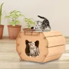 Stenen DIY Cat House Golfpapier Scratchers Board Matras Prullenbak Kitten Pet Carton Toy282R