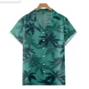 Camicie casual da uomo Camicia estiva con foto personalizzata - Camicia hawaiana a maniche corte con foto personalizzata - I migliori regali per gli uomini - Camicie da spiaggia L230721