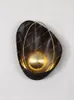 Wall Lamp Modern Creative Resin Pearl Shell Black White Copper Sconce Lights For Bedroom Home Stairs LED Lighting Free Shippiing