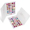 40 Färg Eye Shadow Palette Colorful Artist Shimmer Glitter Matte Pigmenterat pulverpressat ögonskugga Makeup Kit