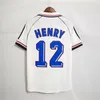 1998 FRANCE RETRO Soccer Jerseys 1982 84 86 88 90 96 98 00 02 04 06 Zidane Henry Maillot de Foot Pogba Camisa de fútbol Rezeguet Desailly French Club clásico Jersey Vintage