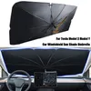 Pare-soleil de voiture pare-soleil de voiture pare-soleil d'été pare-brise intérieur Tesla modèle 3 Y accessoires 230720