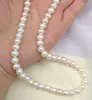 Chains Japanese Akoya 10-11mm White Pearl Necklace 18inch