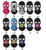 كبعة ركوب الدراجات أقنعة 2 ثقب في الهواء الطلق الوجه قناع Motocycle Lycra BalaClava Hindproof Hats Cap Tectical Snowboard Protection Men Women 59 Designs