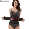 Black Trimmer Wholesale Custom Logo Girdle Slimming And Breathable Private Label Underbust Shapers Latex Waist Trainer Belt