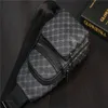 Damier Avenue Sling Bag Mens Luxurys Designers för läder axelväskor Cross Body Purse Wallet Men Designer Handväskor Bröstväska230D