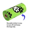 Autres fournitures pour chiens Sac de caca biodégradable 13x9 pouces 12 rouleaux 16 rouleaux 20 rouleaux Sacs à déchets avec distributeur Drop Delivery Home Garden Pet Dhamu