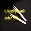 Stainless Steel Straight Head Curved Tweezers Nipper for Phone Repairment DIY309s