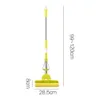 Mops 1pc Floor Sponge Mop Twist The Water Microfibre Nozzle Flat Rotated Spray Selfsqueezing without Hand Washing 230721