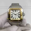 2 Style Real Po z oryginalnym pudełkiem męskie zegarek żółte złote stalowe bransoletka męska Automatyczna automatyczna mechaniczna sport